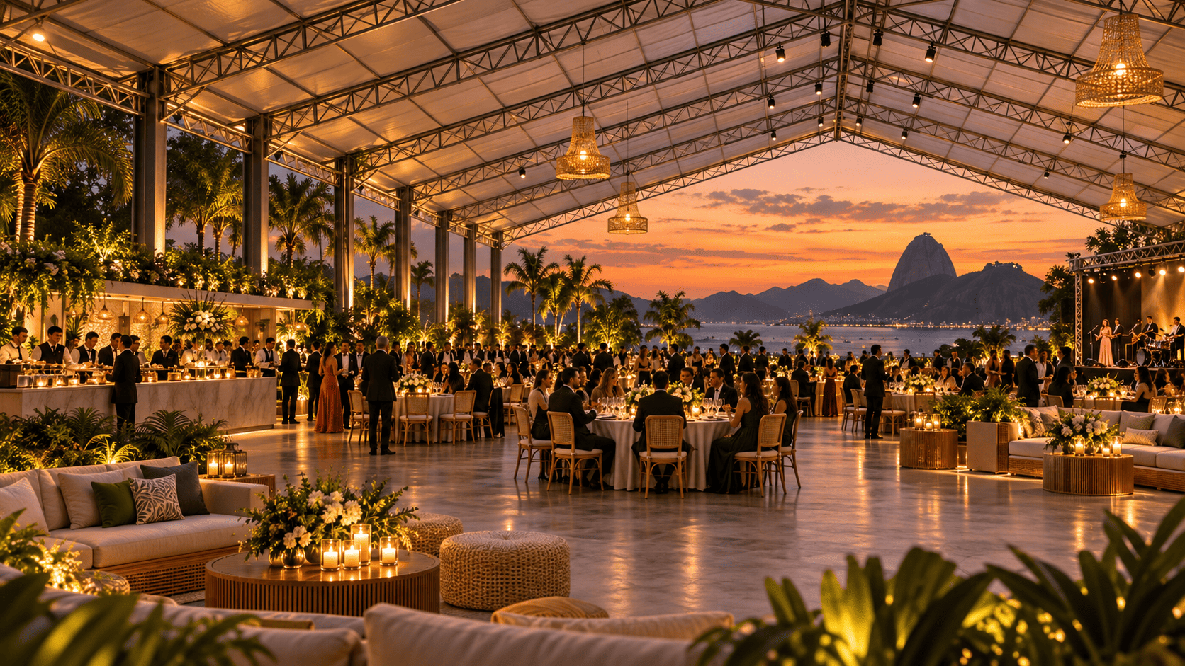 Locação e Montagem de Galpão Metálico Temporário para Eventos